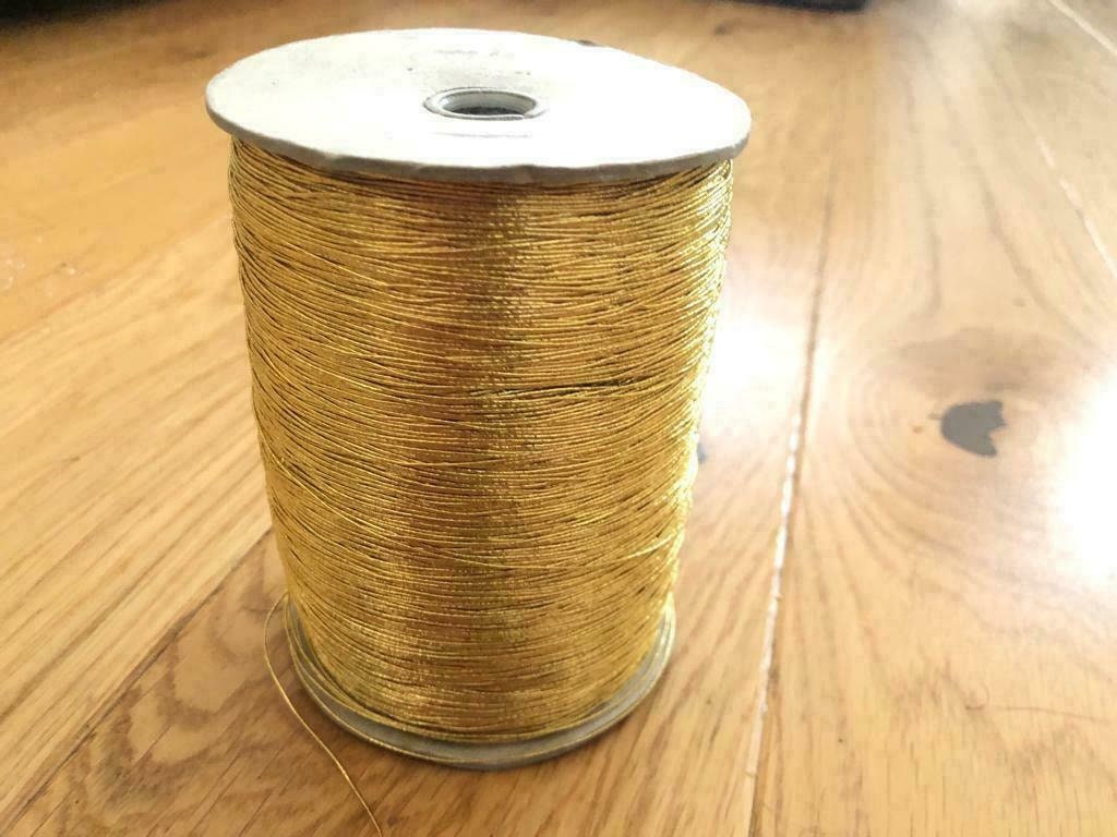 Shiny Gold String for Fashion, Arts and Craft - Thin & Bright - Diff Lengths