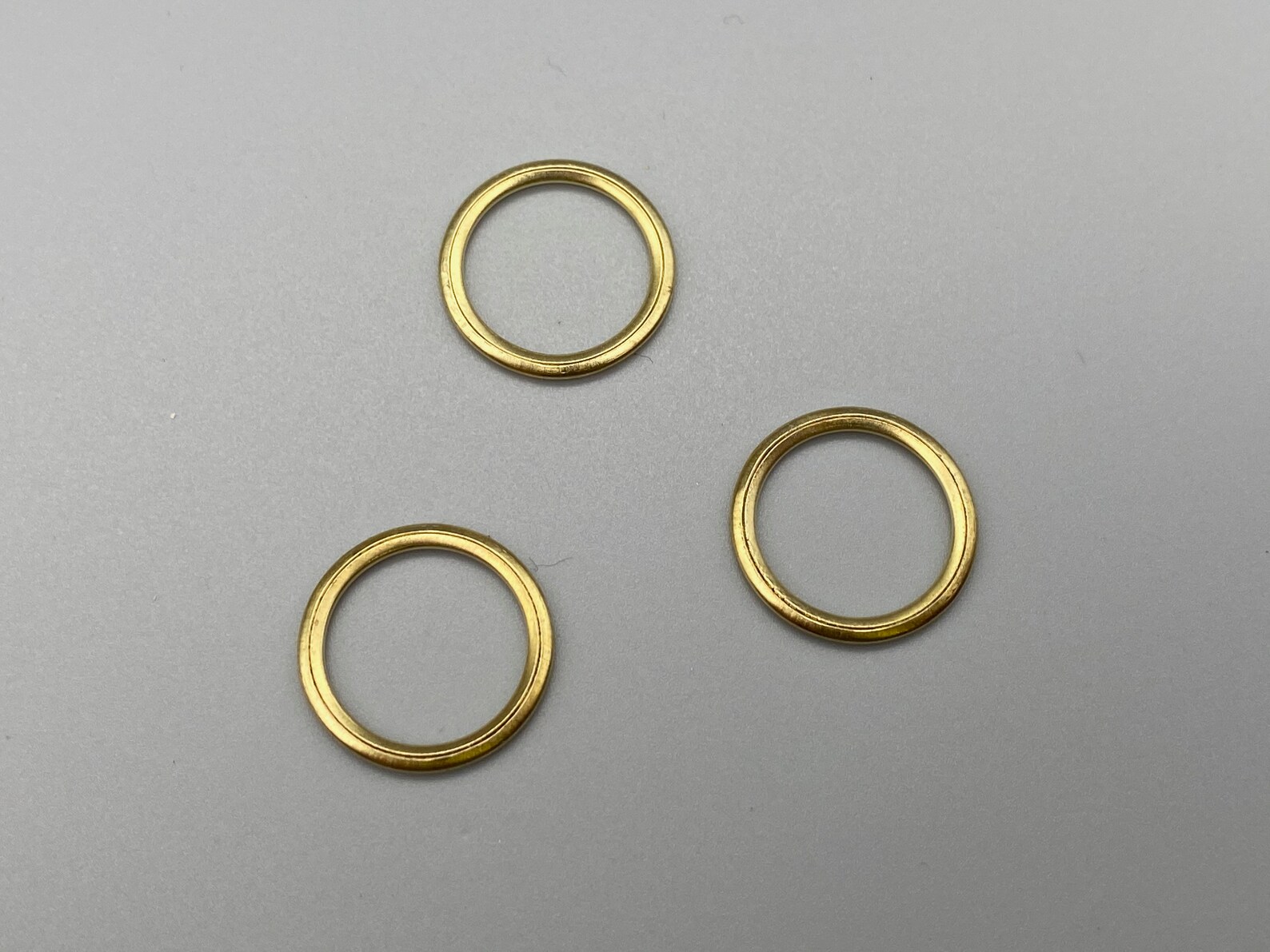 Solid Gold 15mm Rings for Roman Blinds Pack of 203050100 Etsy