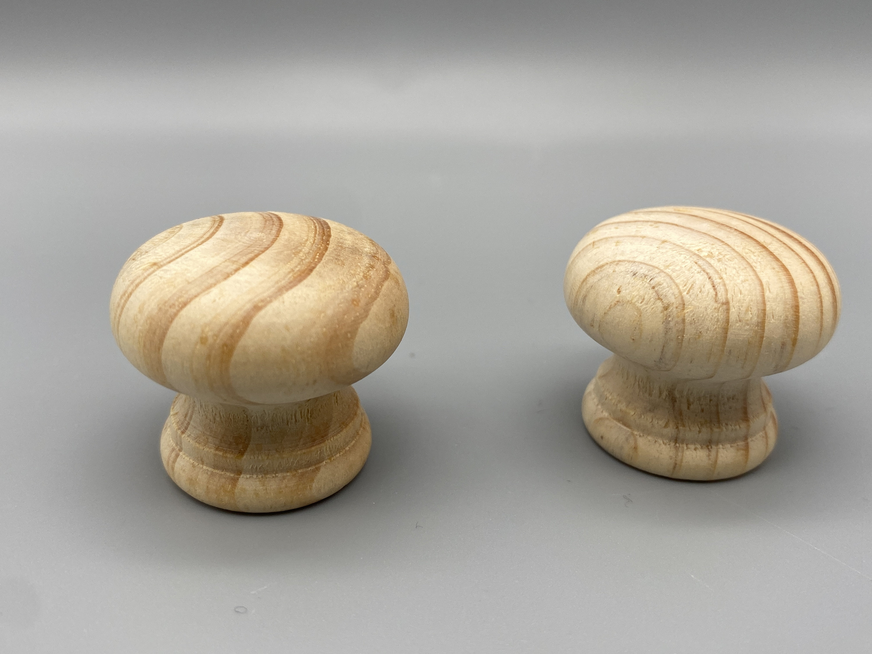 Natural Pine Wood Door Knob Unlacquered Various Sizes Etsy