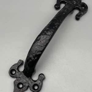 2x Forged Gothic Handles, Front Fix, 175MM 6.9 Inch Metal Door Handles ...