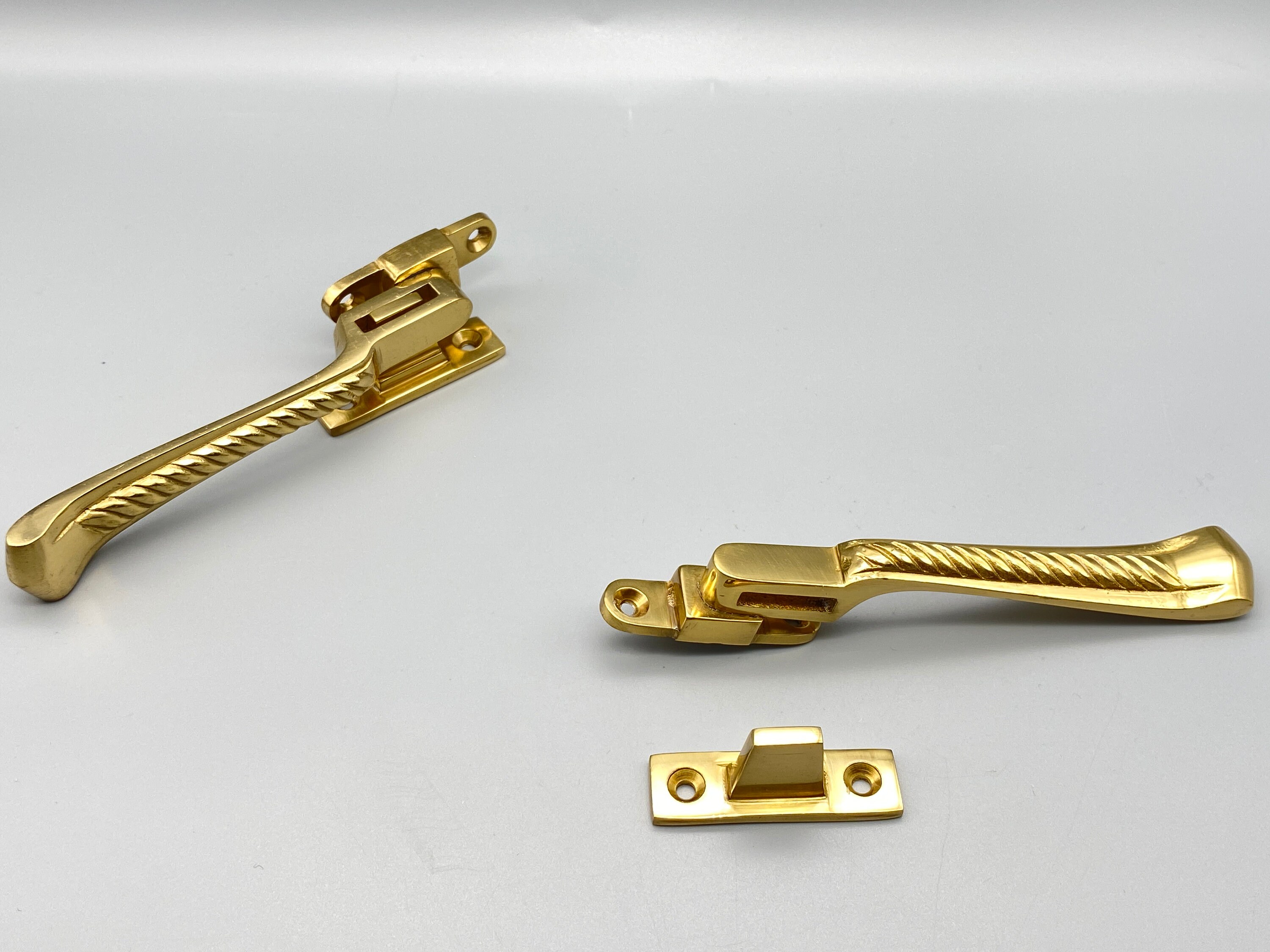 2x Sash Windows Handles/lock SOLID BRASS METAL High Etsy UK