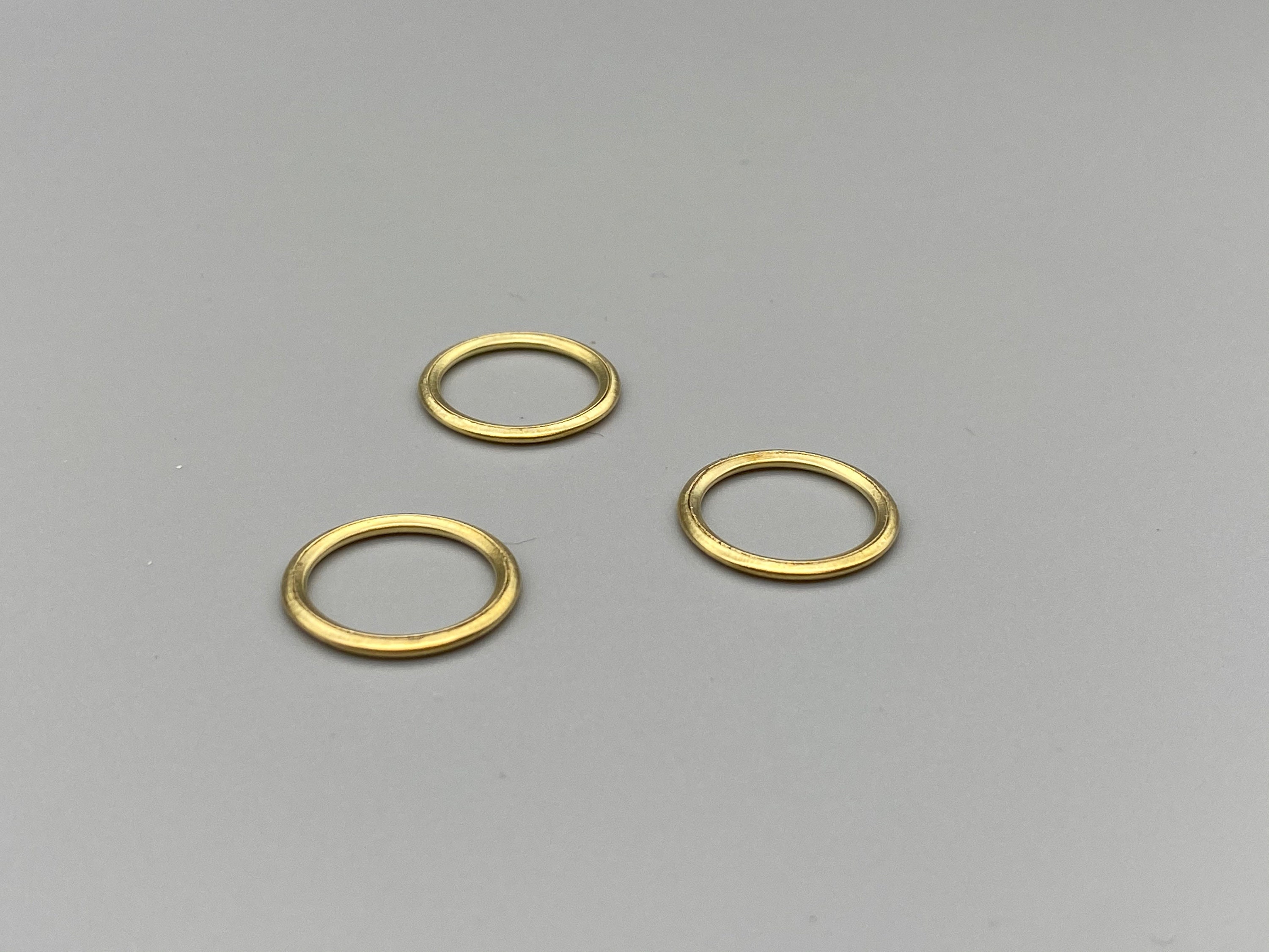 Solid Gold 15mm Rings for Roman Blinds Pack of 203050100 Etsy UK