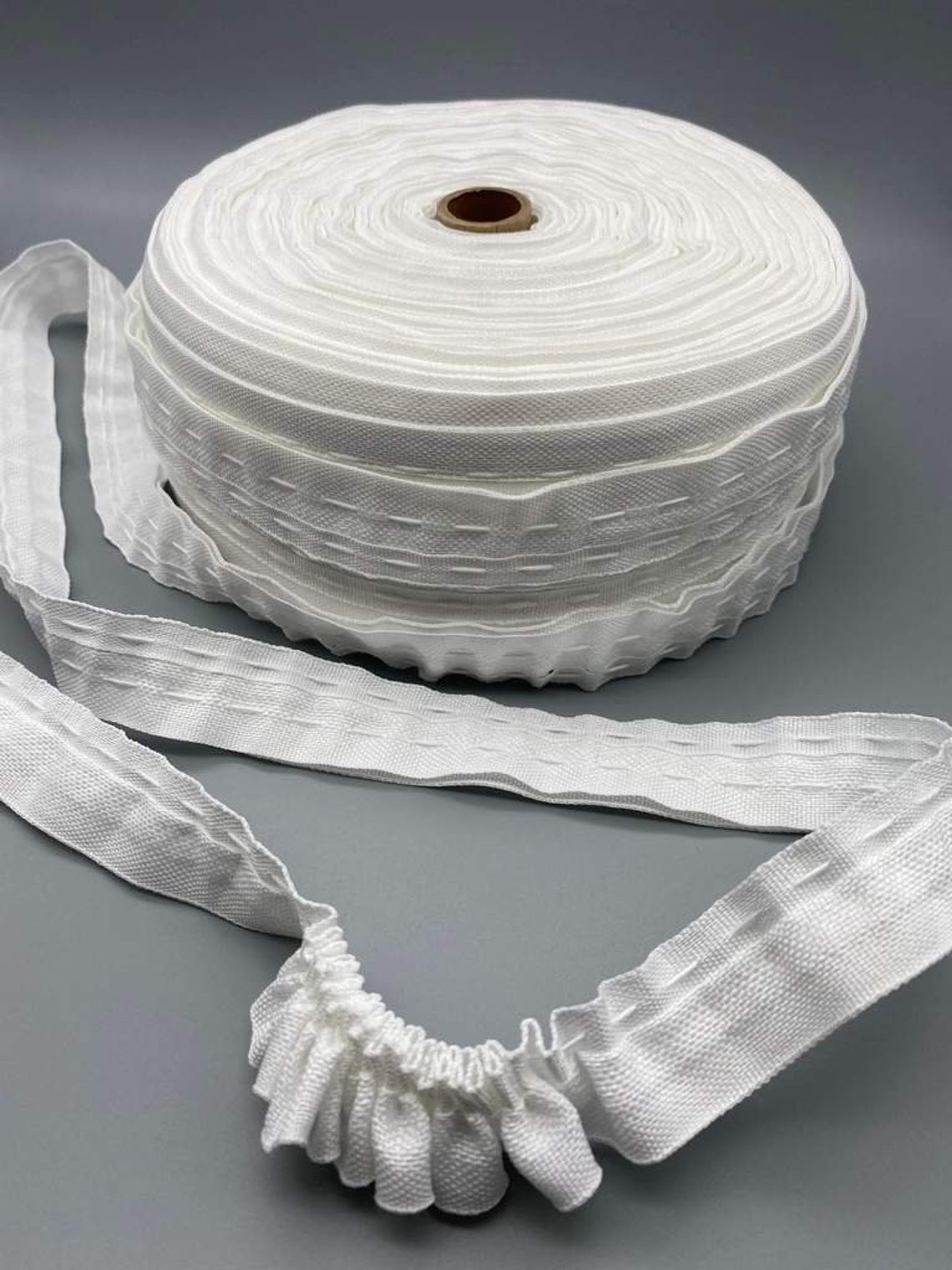 Flange Lining Curtain Tape 25mm 1 Inch White 10meter Etsy