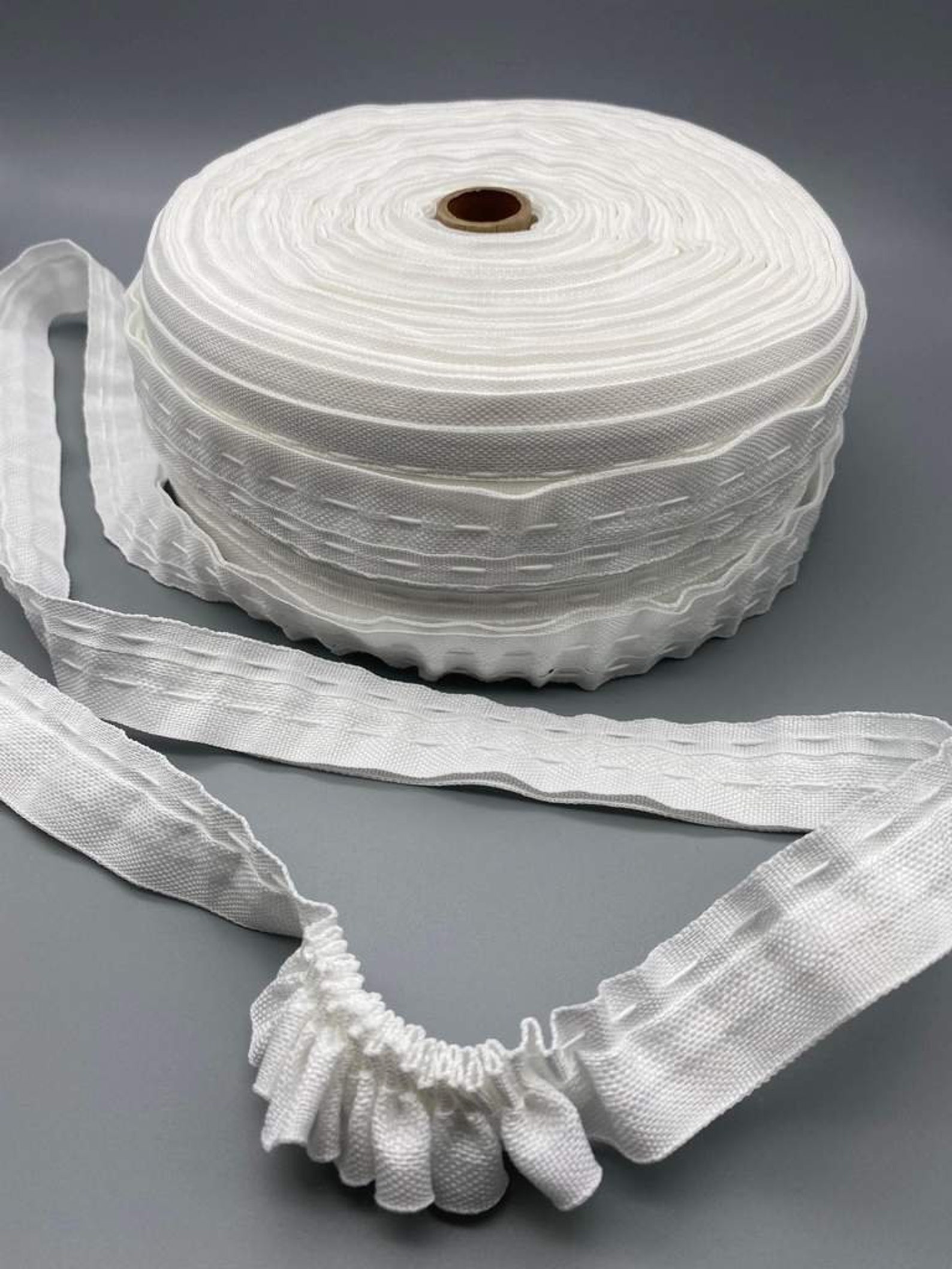 Flange Lining Curtain Tape 25mm 1 Inch White 10meter Etsy