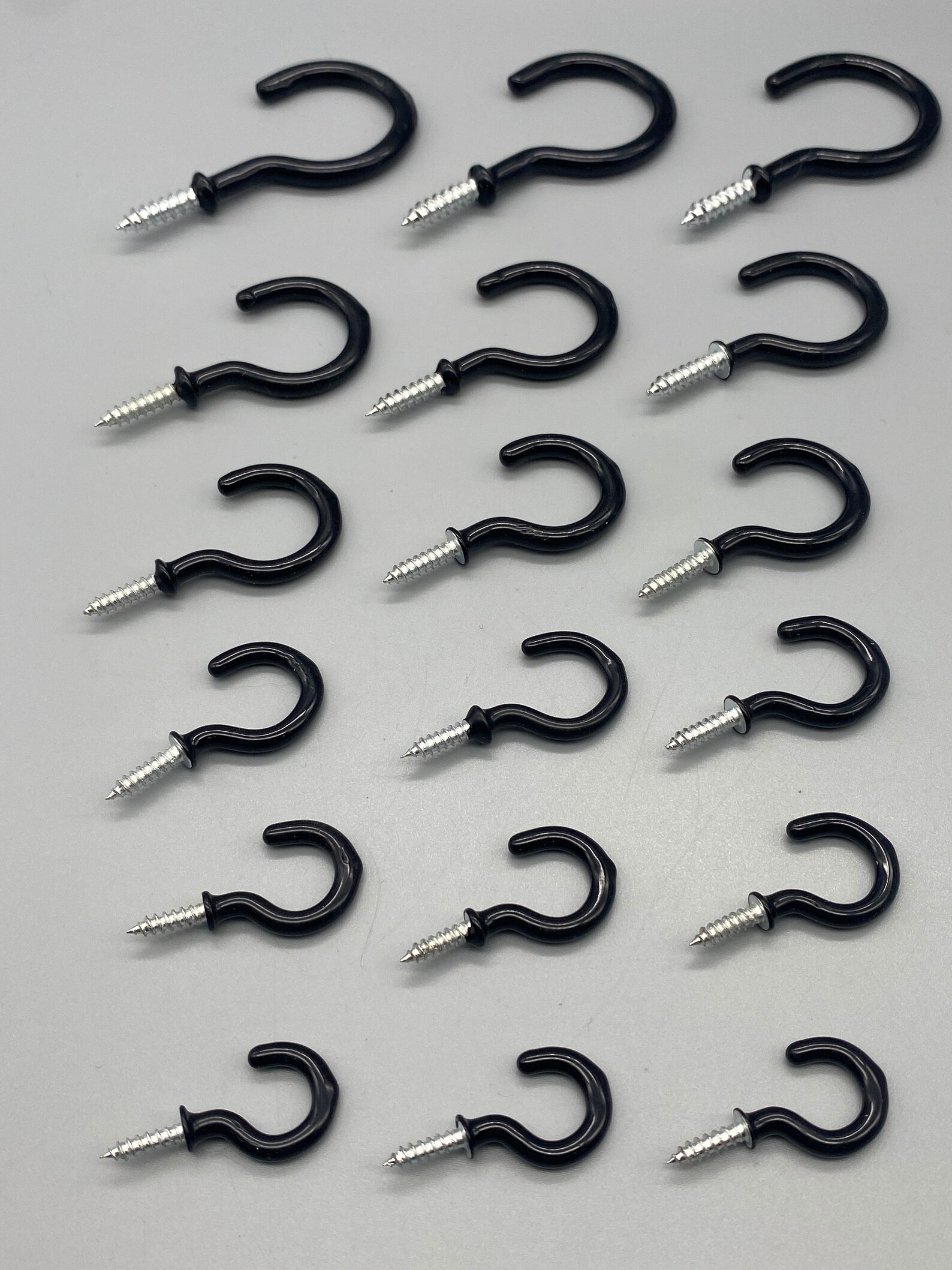 BLACK CUP HOOKS Kitchen Metal Screw Hooks for Mugs & Cups Etsy