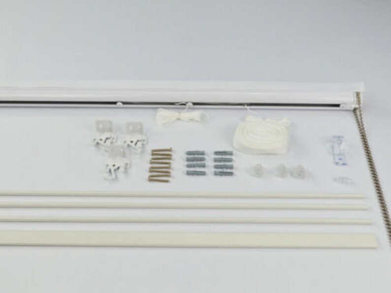 Made to Measure Roman Blinds Heavy Duty Tracks Complete Kit Etsy UK