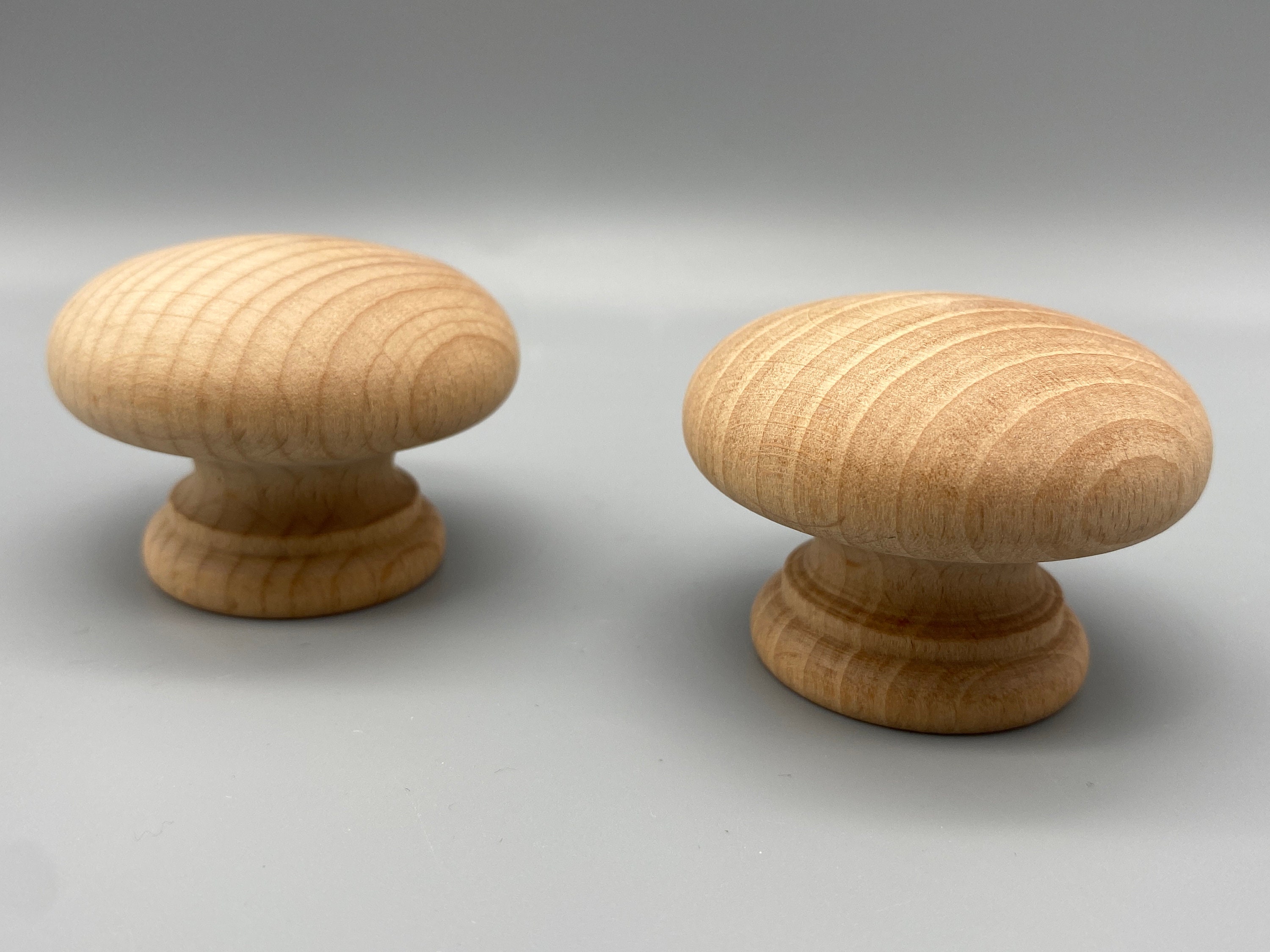 Natural Beech Wood Door Knob Unlacquered Various Sizes Etsy UK