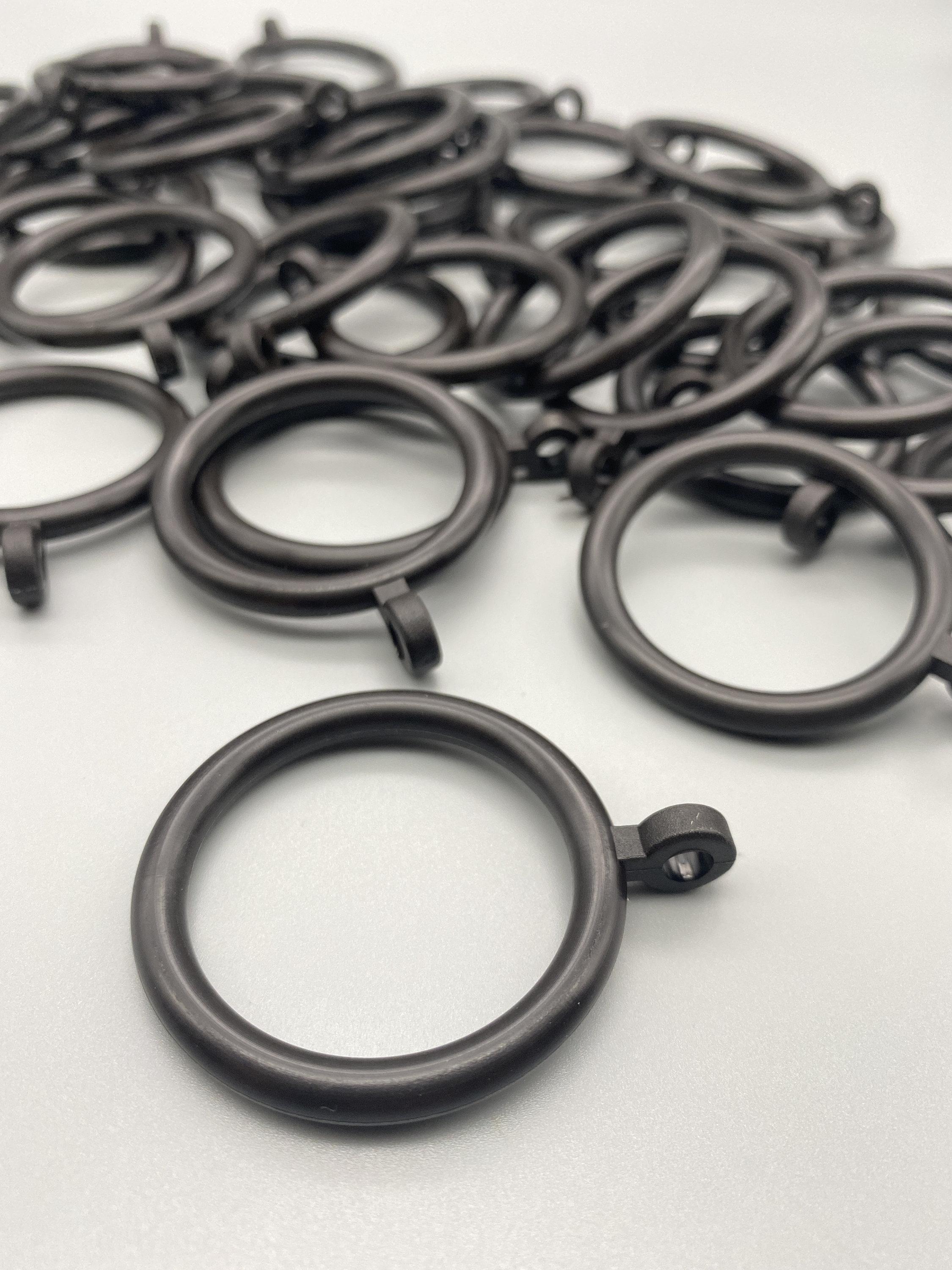 25 x Curtain Pole Rings to Fit upto 30mm Poles Plastic Etsy
