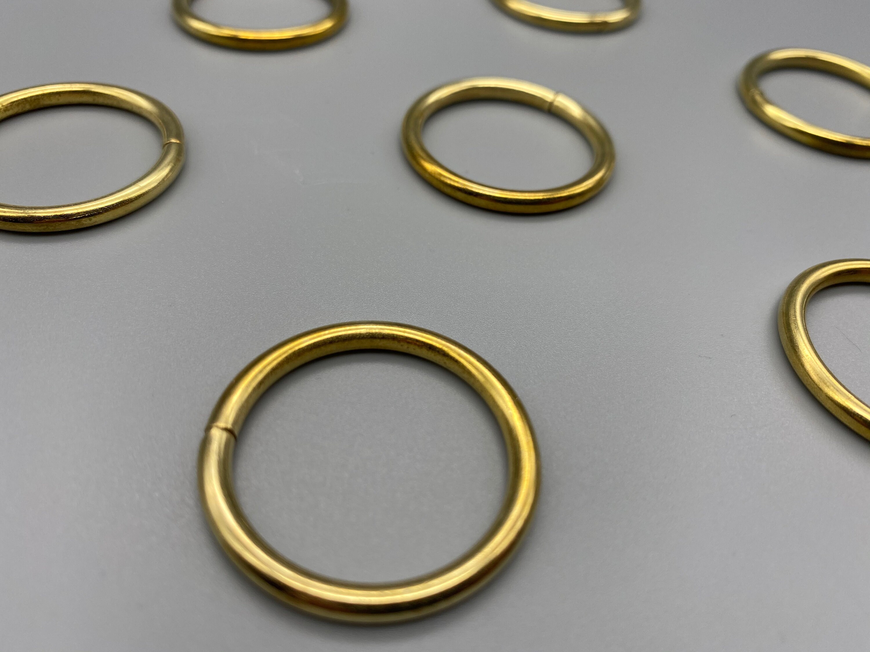 Solid BRASSED RINGS 32mm Rings for Roman Blinds Pack of Etsy UK