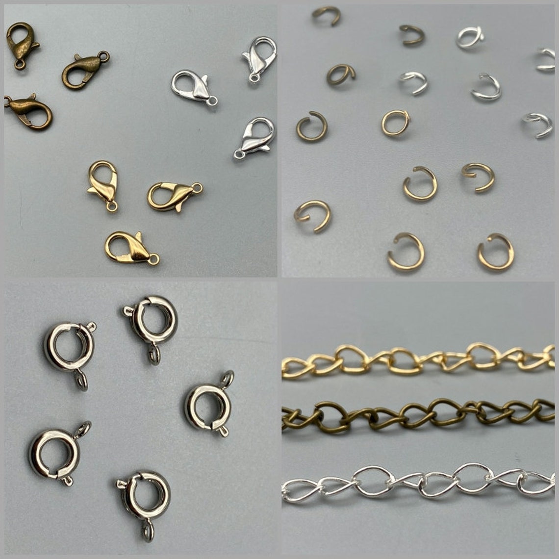 Replacement Parts for Jewellery Necklace Rings/clips/chains Etsy