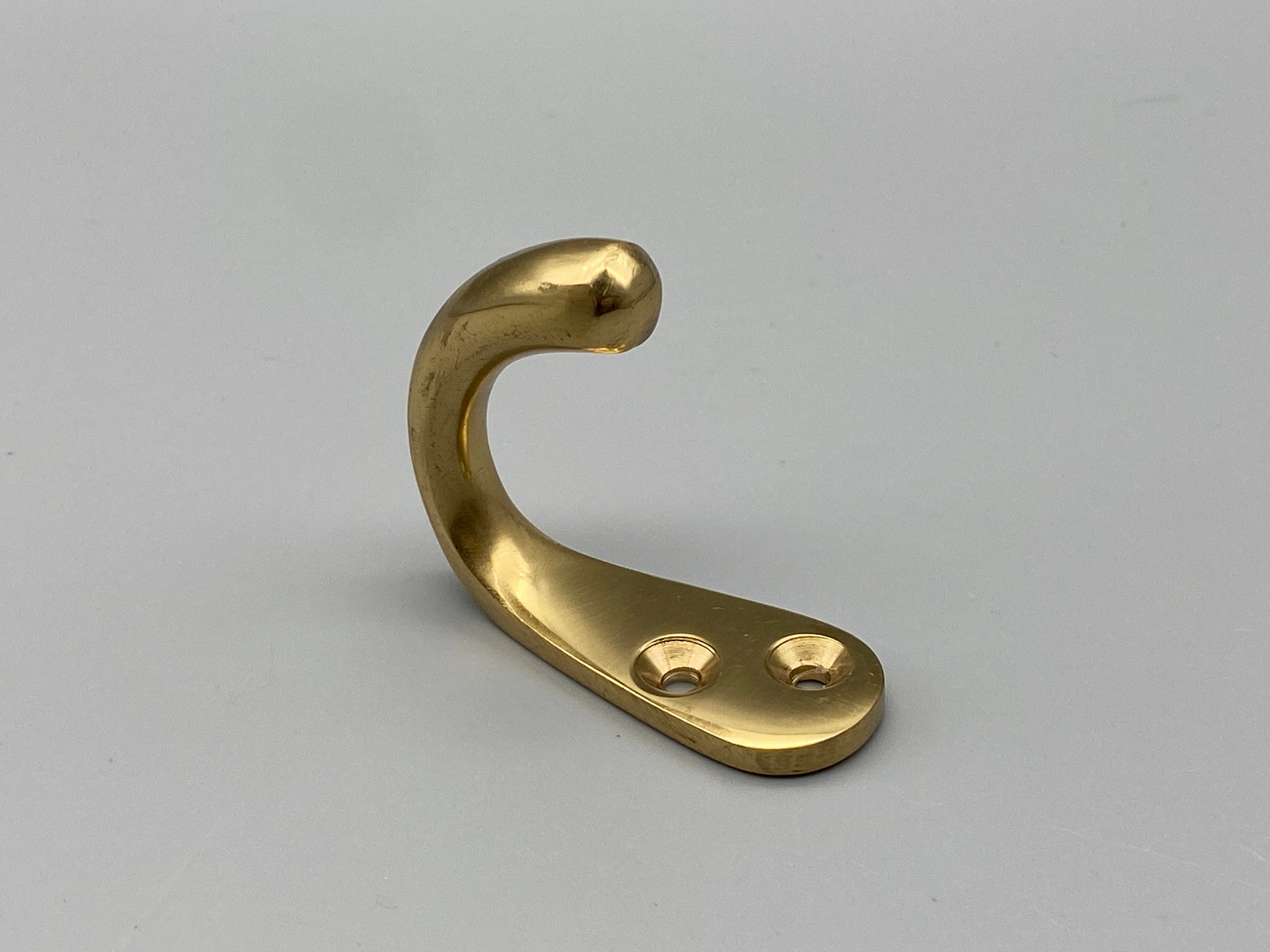 Solid Brass Cabin Hook High Quality Wall Mounted Hooks for Coats Curtains Etc. Approx 40mm Etsy