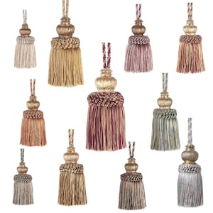 Classic & Elegant Key Tassels - Luxurious Key Tassels 100mm -  Available in 11 Different Colours - Pack of 1