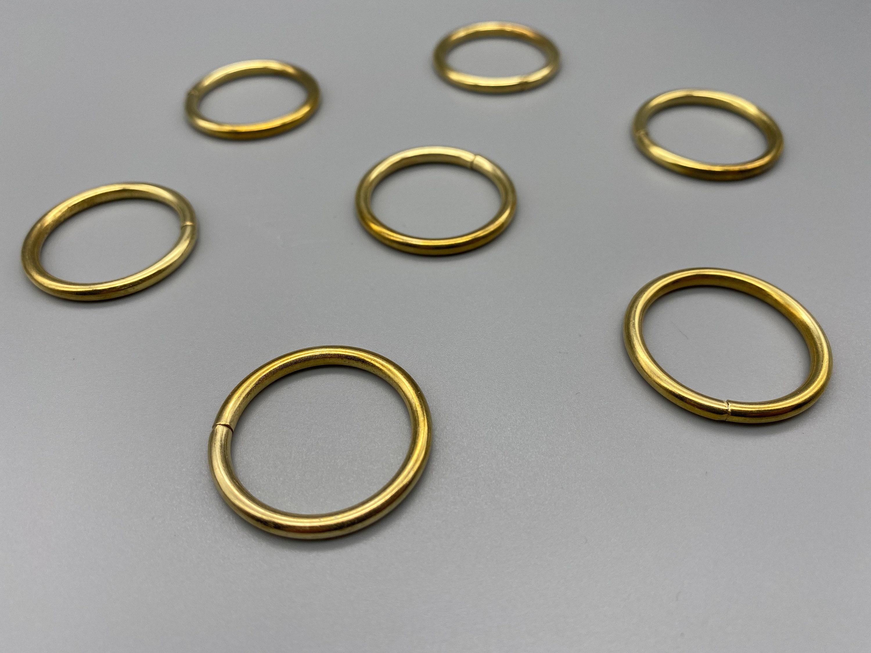 Solid BRASSED RINGS 32mm Rings for Roman Blinds Pack of - Etsy UK