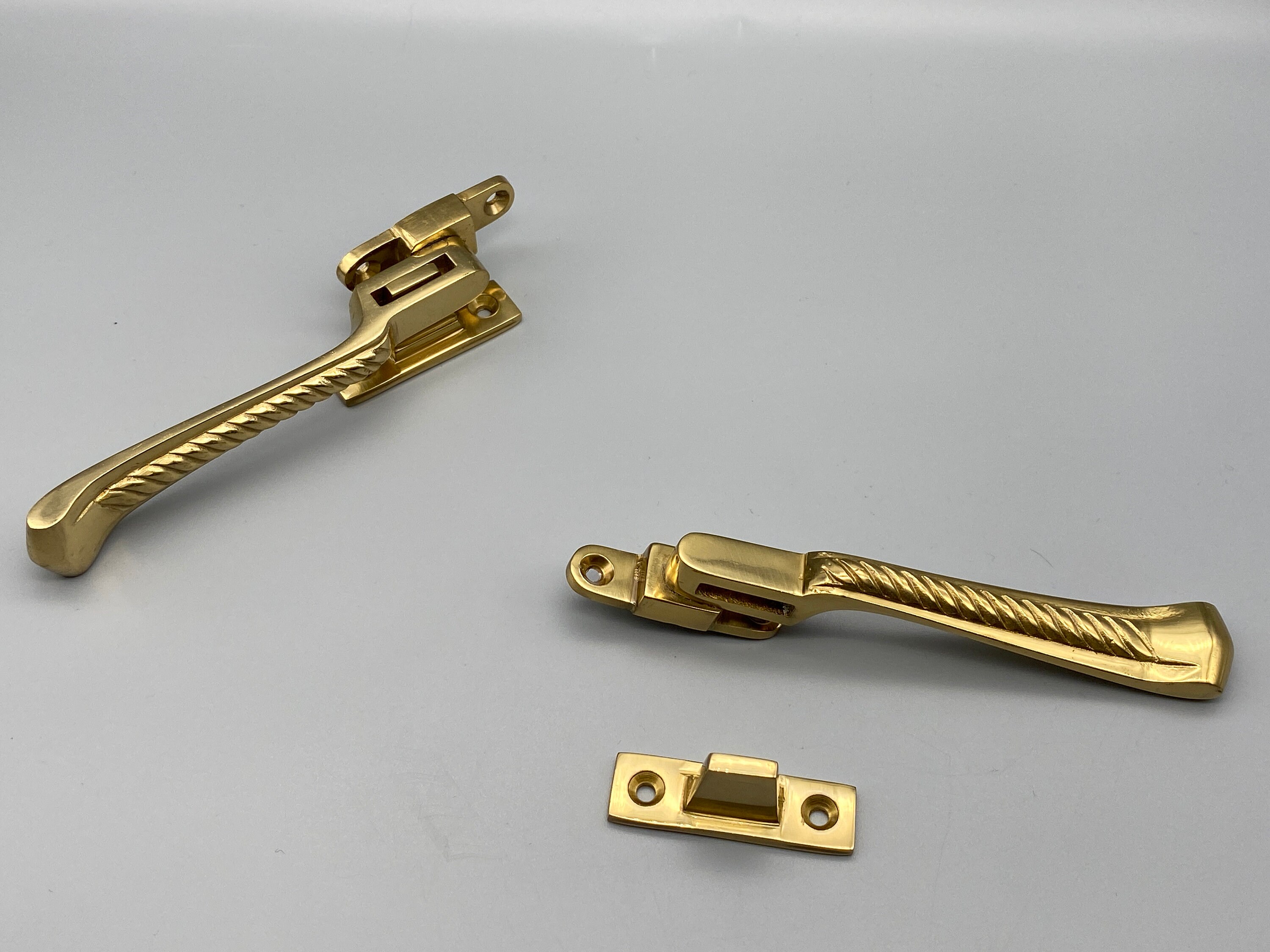 2x Sash Windows Handles/lock SOLID BRASS METAL High Etsy UK