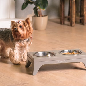 Erhöhter Fressnapf für Mittelgroße Hunde, Moderne Futternäpfe mit Ständer