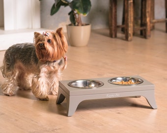 Erhöhter Fressnapf für Mittelgroße Hunde, Moderne Futternäpfe mit Ständer