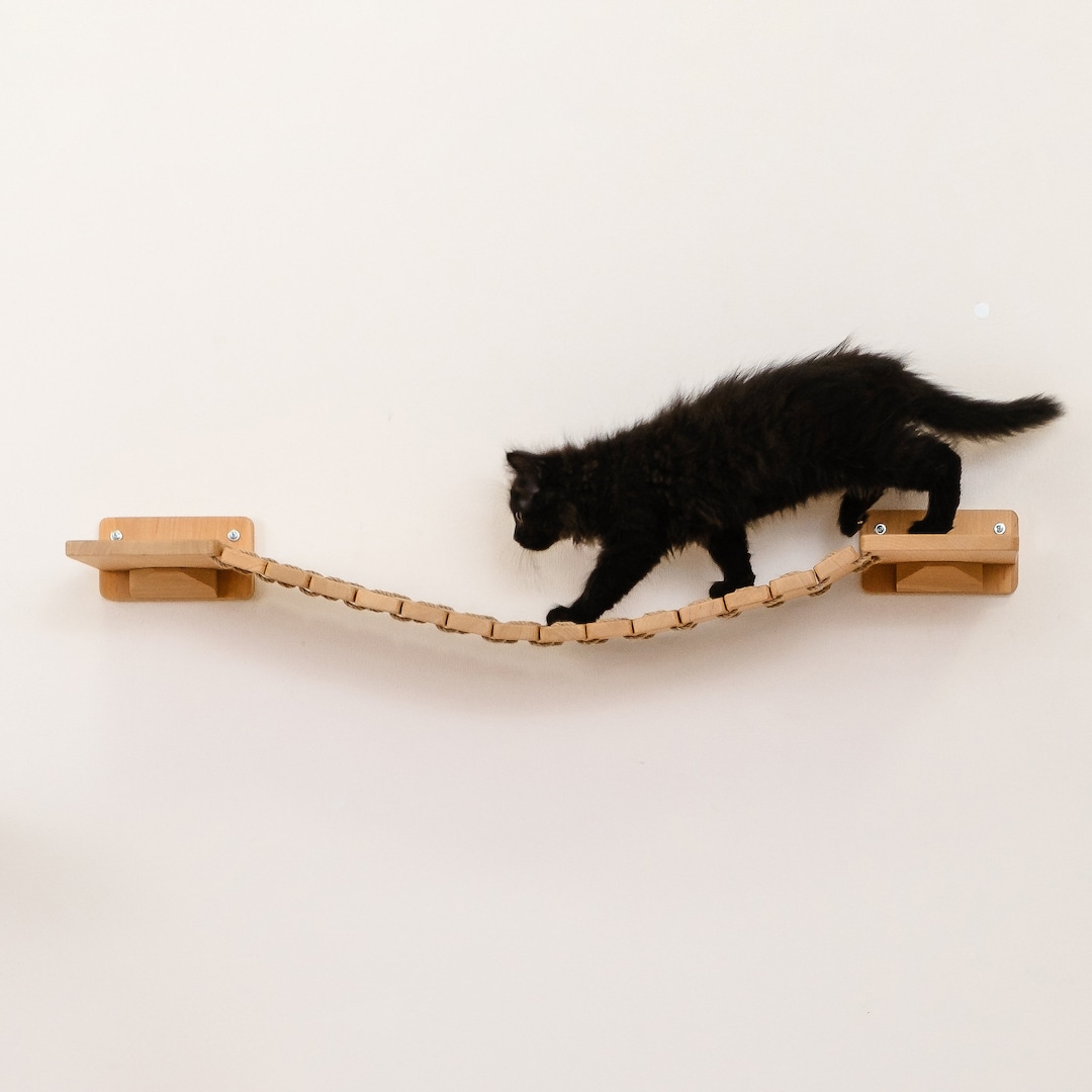 Cat Wall Bridge, Cat Wall Shelf, Cat Wall Furniture, Cat Play Furniture, Cat Wall Steps, Gift