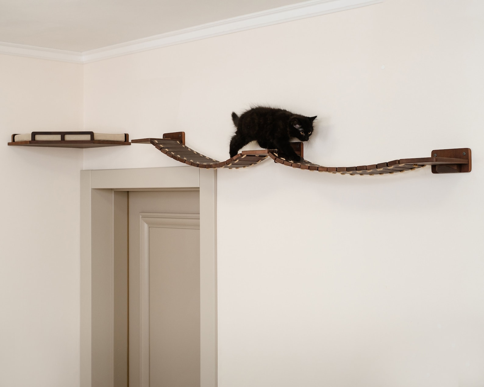 Cat Wall Bridge Cat Wall Shelf Cat Wall Furniture Cat Play - Etsy
