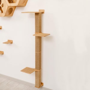 Wall Mounted Сats Scratcher, Cat Wall Furniture, Cat Scratcher Post, Cat Wall Tree, Modern Cat Furniture, Cat Shelf, Cat Shelves for Wall