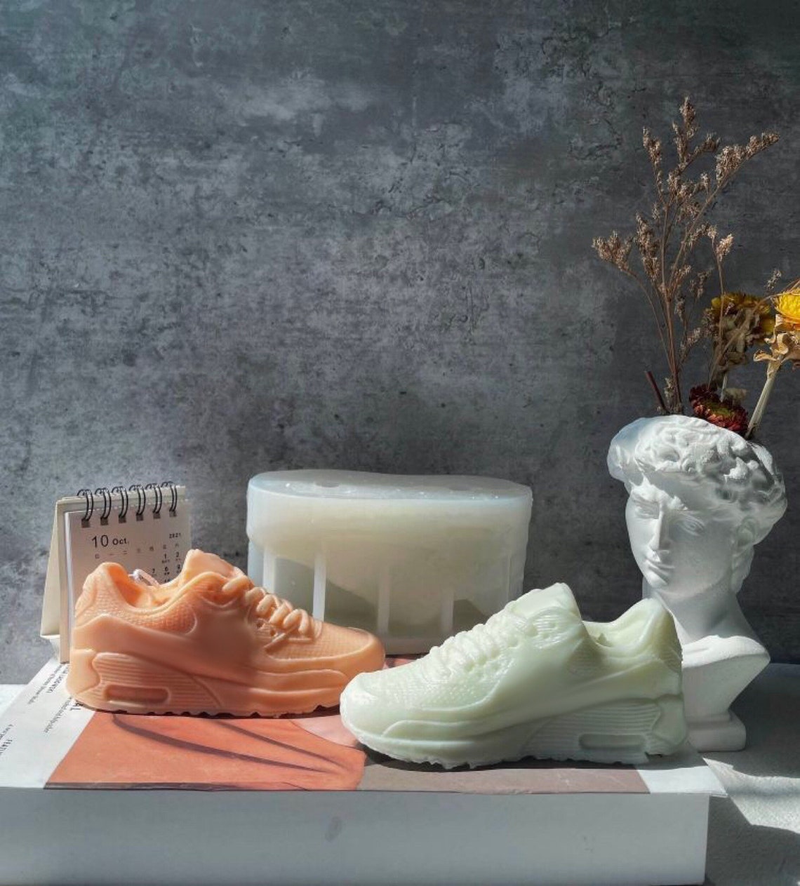 Candle Making Silicone Sneaker Mold Mold Silicone Diy Candles Etsy