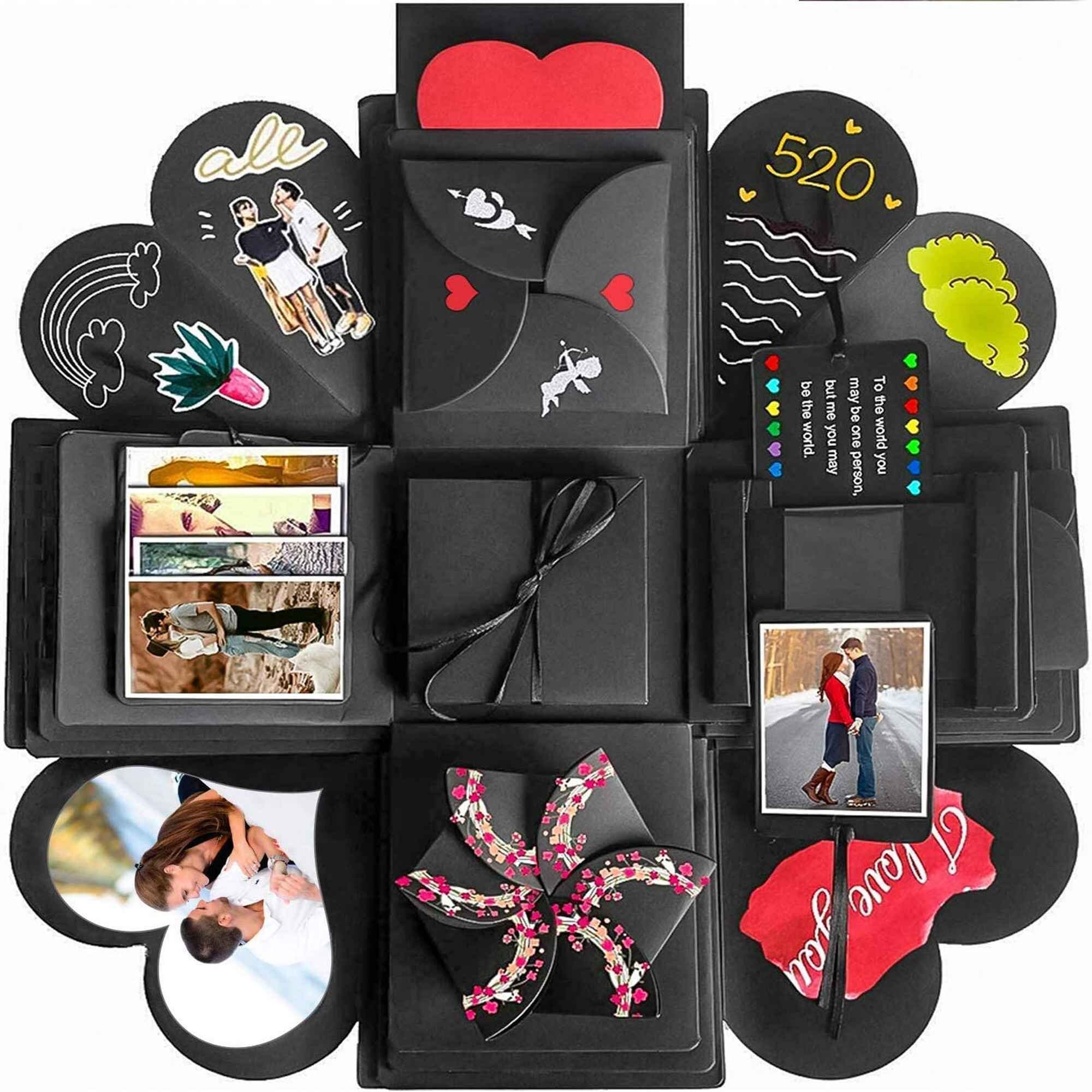 Explosion Box, Memory, Scrapbook, Photo Album Box for Birthday