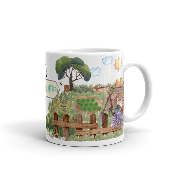 Tazza da giardino con scritta - regalo per giardinieri - tazza da caffè 330ml in ceramica hobby giardiniere motivo piante idea regalo tazza da caffè per le vacanze - Italia