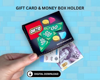 Gifto for Adults Gift Card Holder | Money Holder, Money envelope, Birthday Gift Wallet, Funny Shopping, cash envelope *Digital*