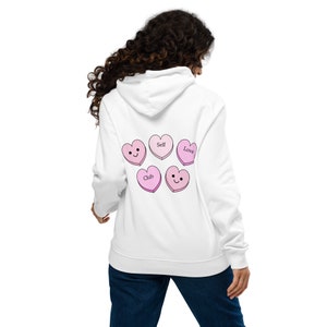 Self Love Club Y2K Hoodie, Preppy Stuff Pullover Hoodie, I Am Enough - Cozy Unisex Sweatshirt with Inspirational Back Print