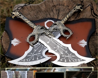 God of War Blades of Chaos Metal, God of War, God of War Blades of Chaos Sword Twin Blades, Kratos Metal Cosplay