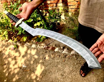Bellissime spade VICHINGHE, spada egiziana Khopesh, miglior regalo per l'ANNIVERSARIO DI MATRIMONIO per il marito, forgiato nel fuoco in acciaio Damasco regalo per il padre