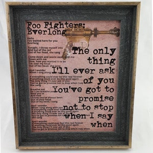Beautiful Crazy Lyrics Luke Combs Wooden Framed Sign