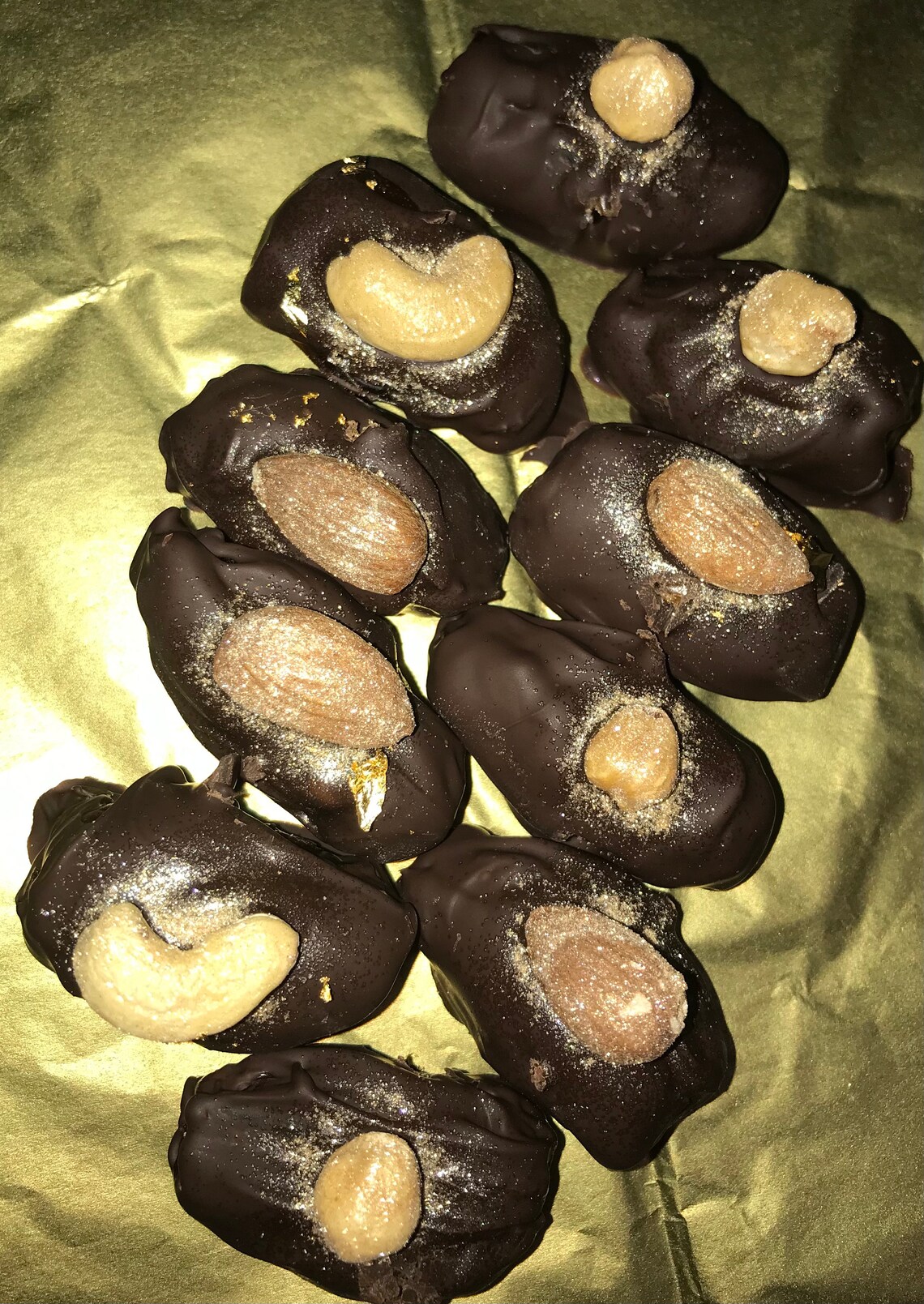 Nut Filled Chocolate Covered Dates Etsy UK