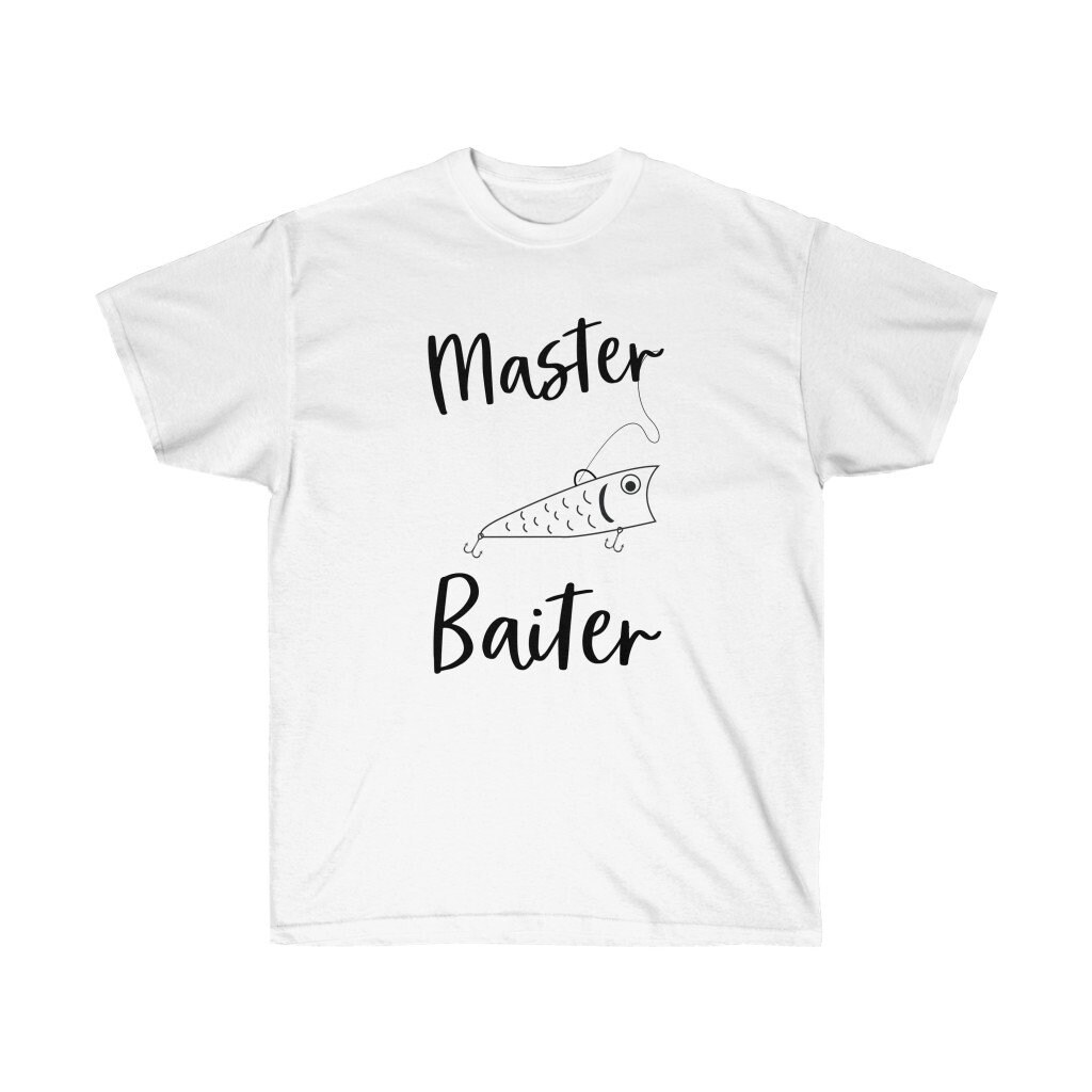 Master Baiter Shirt Joke Fishing Gifts Funny Bass Fishing Etsy
