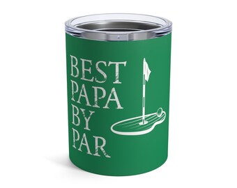 Beste Papa von Par, lustige Golf-Opa, Papa, Papa, Grampa Tumbler, Opa Geschenk, Golfer Geschenk - Tumbler 10oz