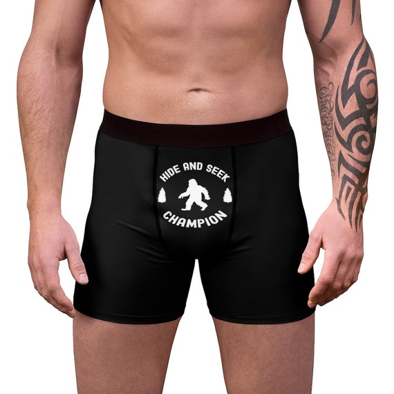 Hide and Seek Champion Men's Boxer Briefs, Funny Bigfoot/sasquatch Men's  Briefs, Cool Hide and Seek Men's Underwear Men's Boxer Briefs -  Canada