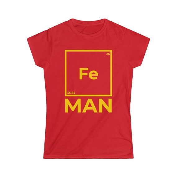 Iron Man T shirt Funny Iron Man Shirt Funny Science Tee Women s Softstyle Tee Etsy Canada