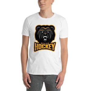Boston Hockey - Camiseta Unisex de manga corta Bruins
