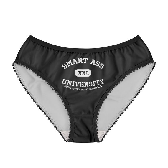 Smart Ass University Women's Briefs, Funny Smart Ass Women's
