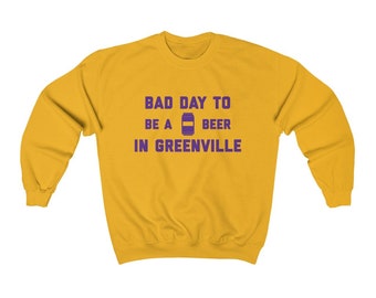 Es un mal día ser una cerveza en Greenville sudadera de hombre, sudadera de cola, sudadera de fútbol - sudadera de hombre