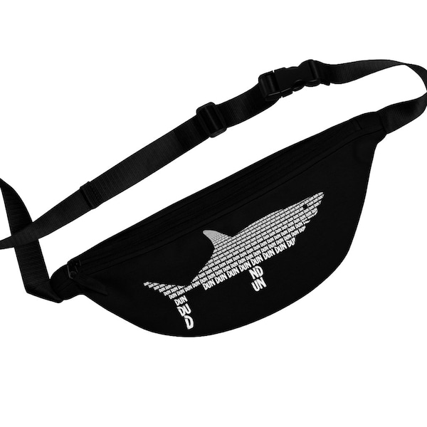 Dun Dun Dun Jaws Fanny Pack, Shark Jaws Waist Pack, Jaws Waist Bag - Fanny Pack