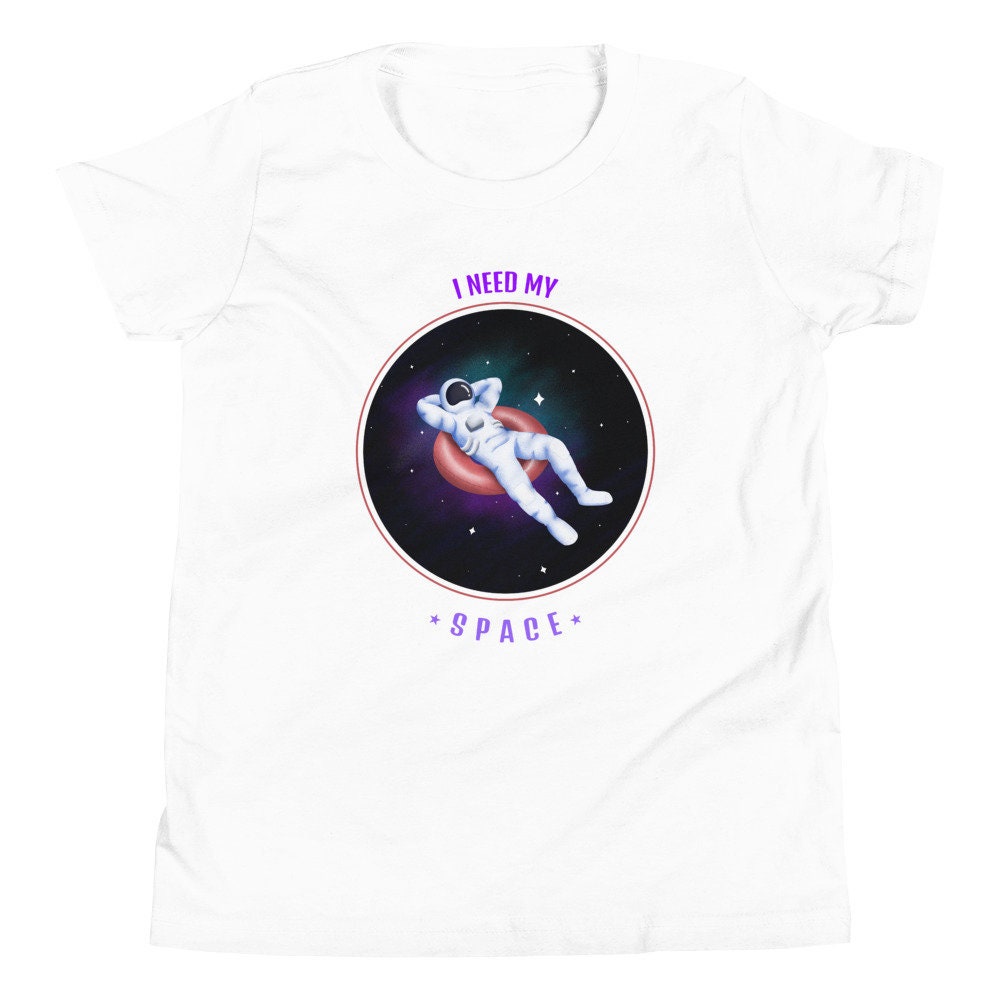 I Need My Space NASA Astronaut Youth Short Sleeve T-shirt - Etsy