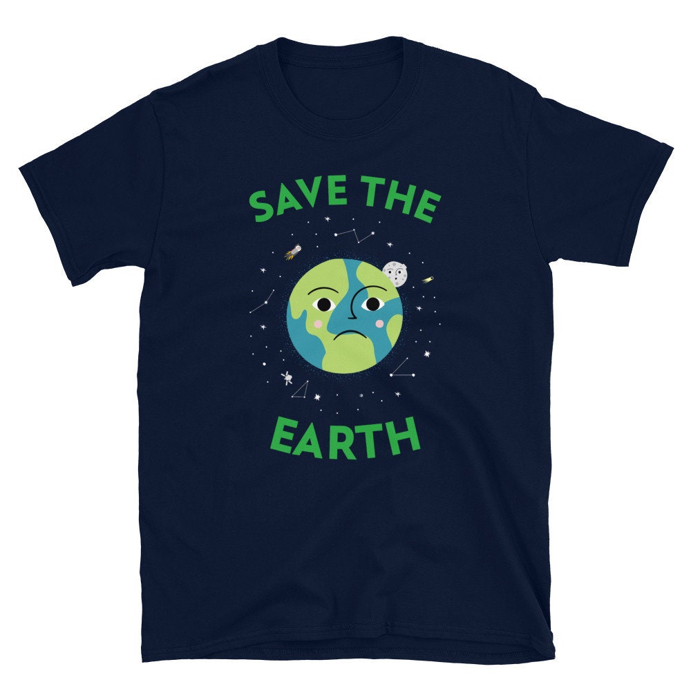 Save the Earth - Earth Day, Climate Change, and Green Short-sleeve