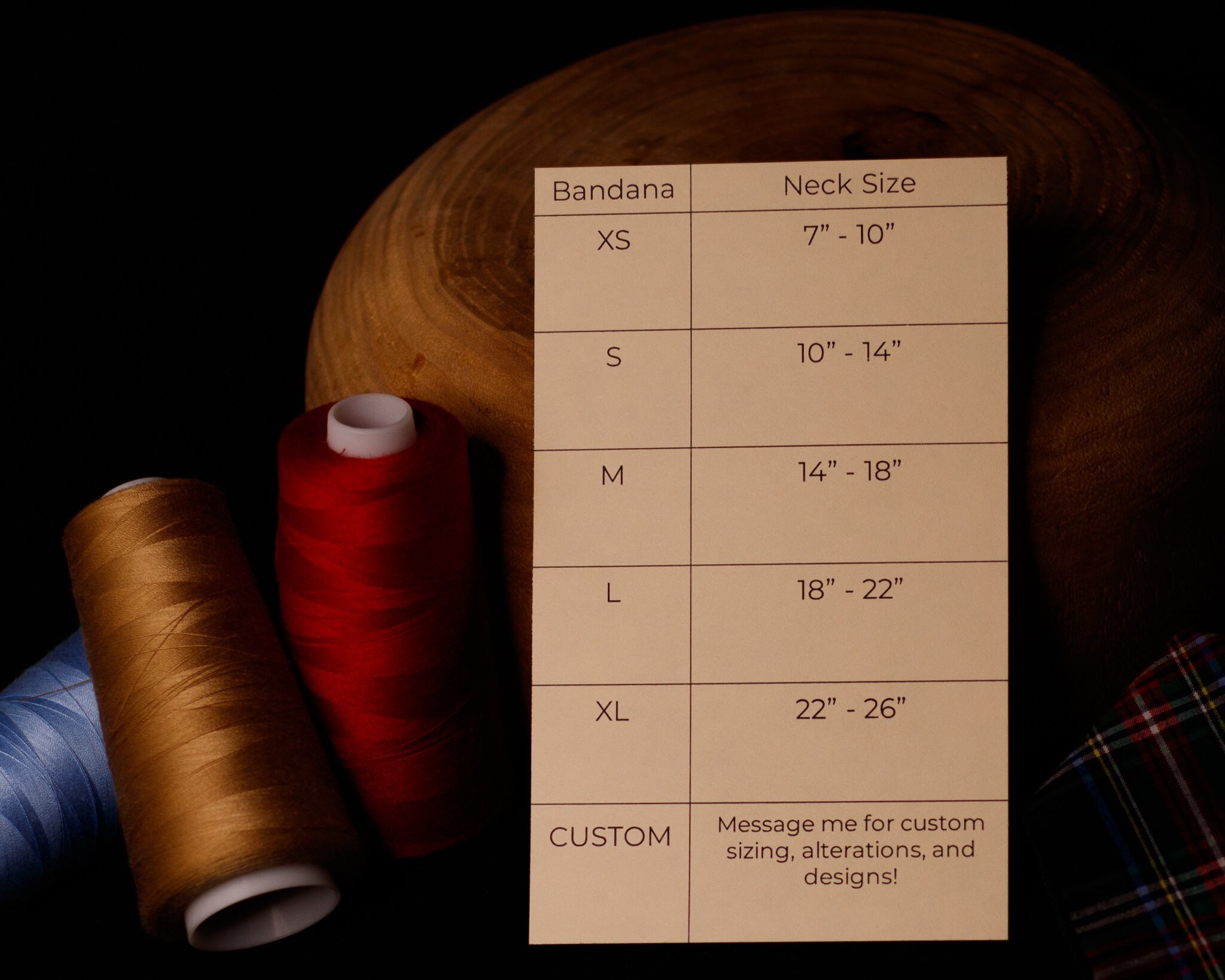 Navy Blue Plaid Elastic Dog Bandana with Scrunchie Pet Supplies Pet