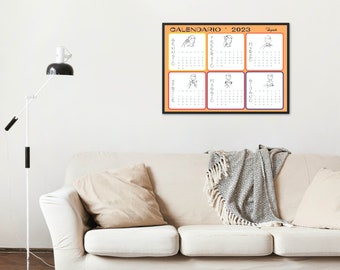 Calendario, poster Dattilologia e Segnalibro