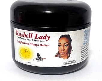 Rashell-Lady's All Natural Body & Hair Care, Vegan, Original Cocoa Mango Butter