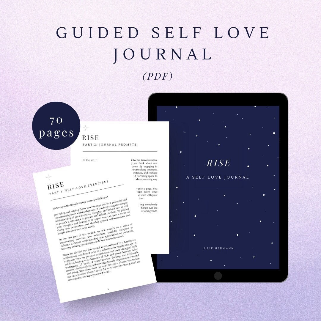 Guided Self Love Journal | Journaling Prompts & Exercises for Self ...