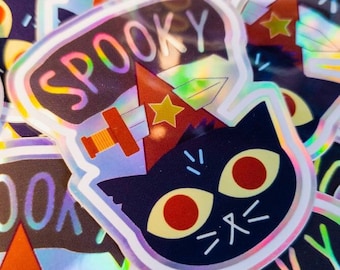 Night In The Woods Stickers: Spooky Mae Holographic Decals - 3 Pack