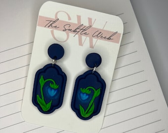 Small Lamp Grass Earrings Genshin Impact