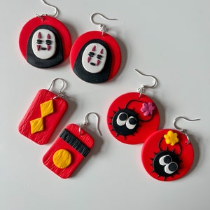 Studio Ghibli Spirited Away Anime Earrings