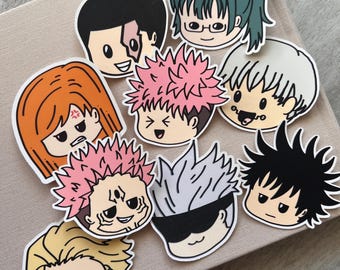 JJK Curse College Students Sticker Set!